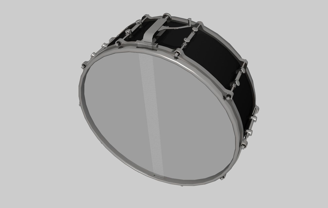 Snare Drum 3 Models 3D model_6