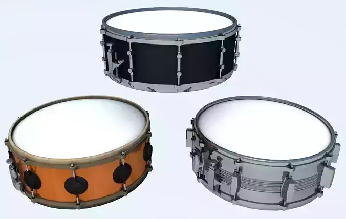 Snare Drum 3 Models