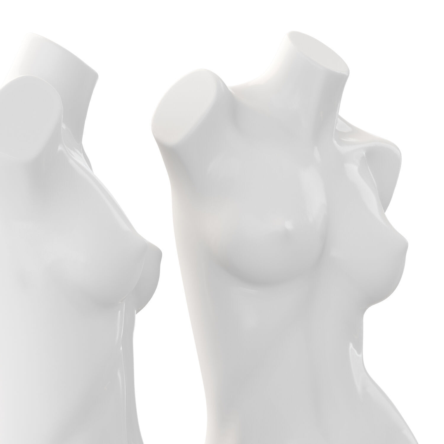Female Mannequin Torso 3D model_2