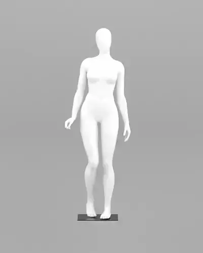 Woman mannequin Natural pose 3D print model