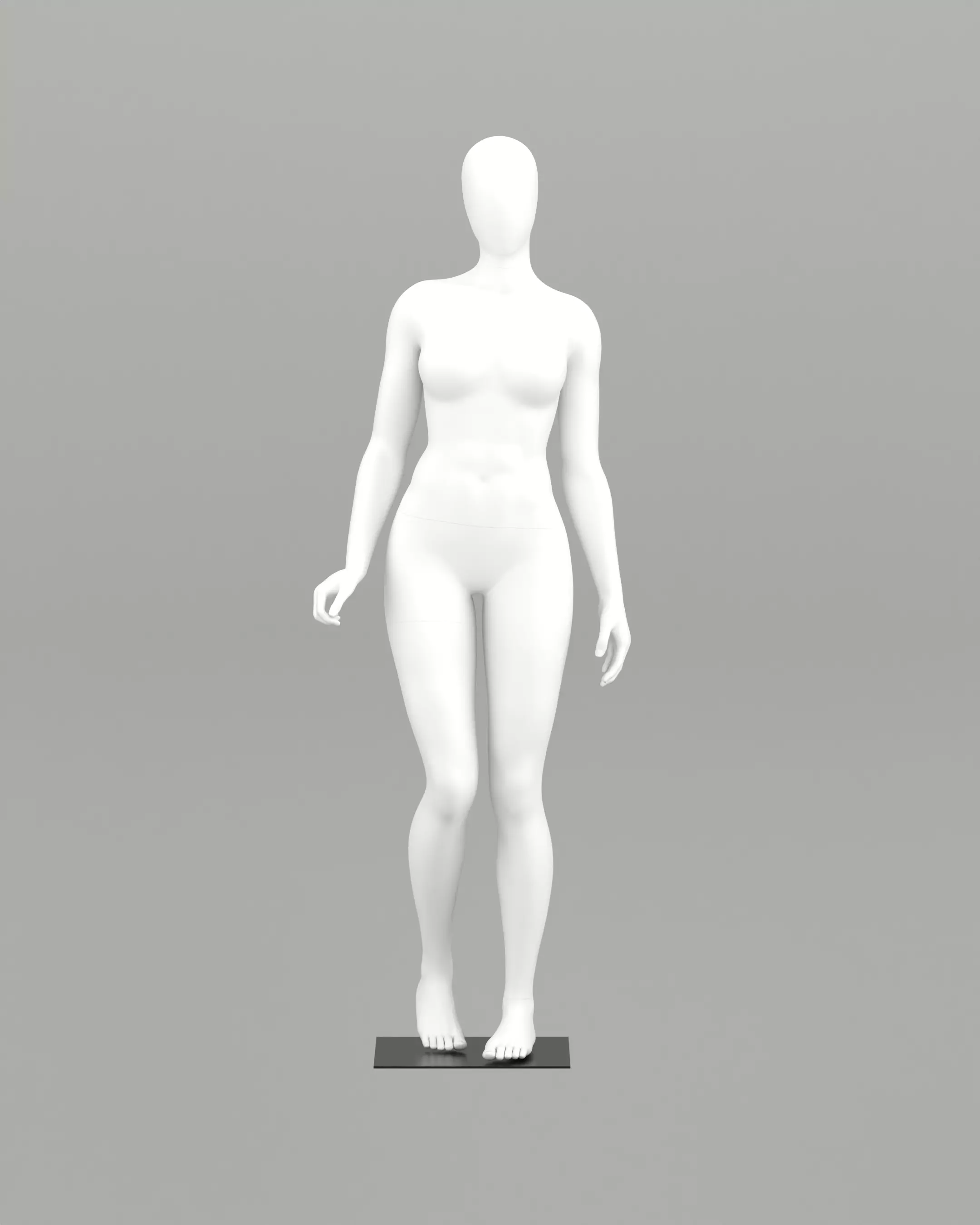Woman mannequin Natural pose 3D print model