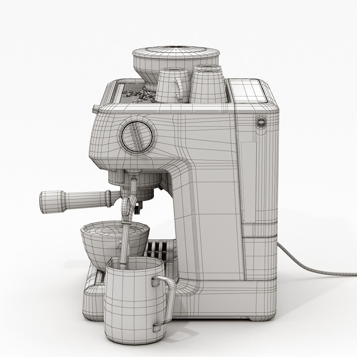 Breville Barista Express BES870XL 3D model_5