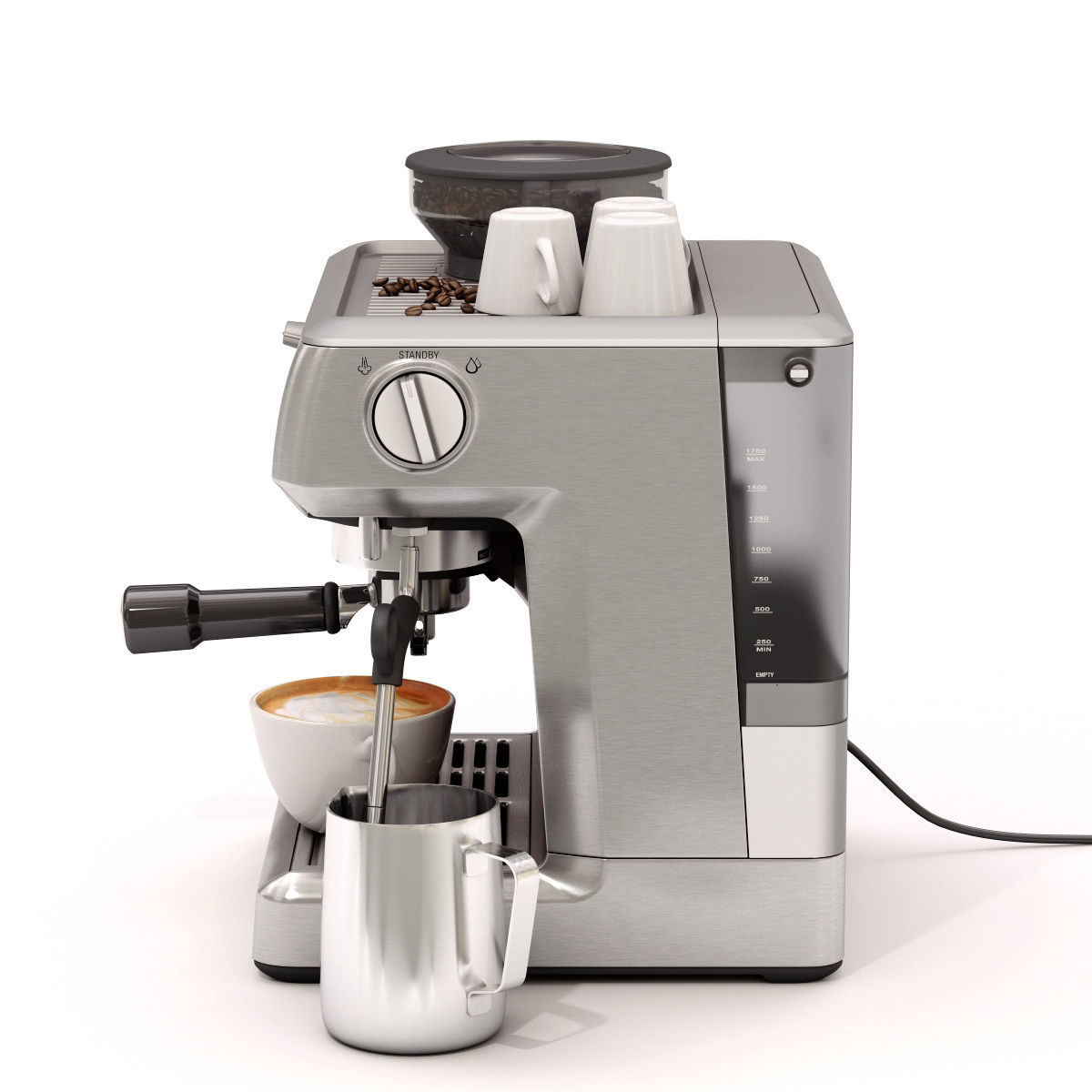 Breville Barista Express BES870XL 3D model_2