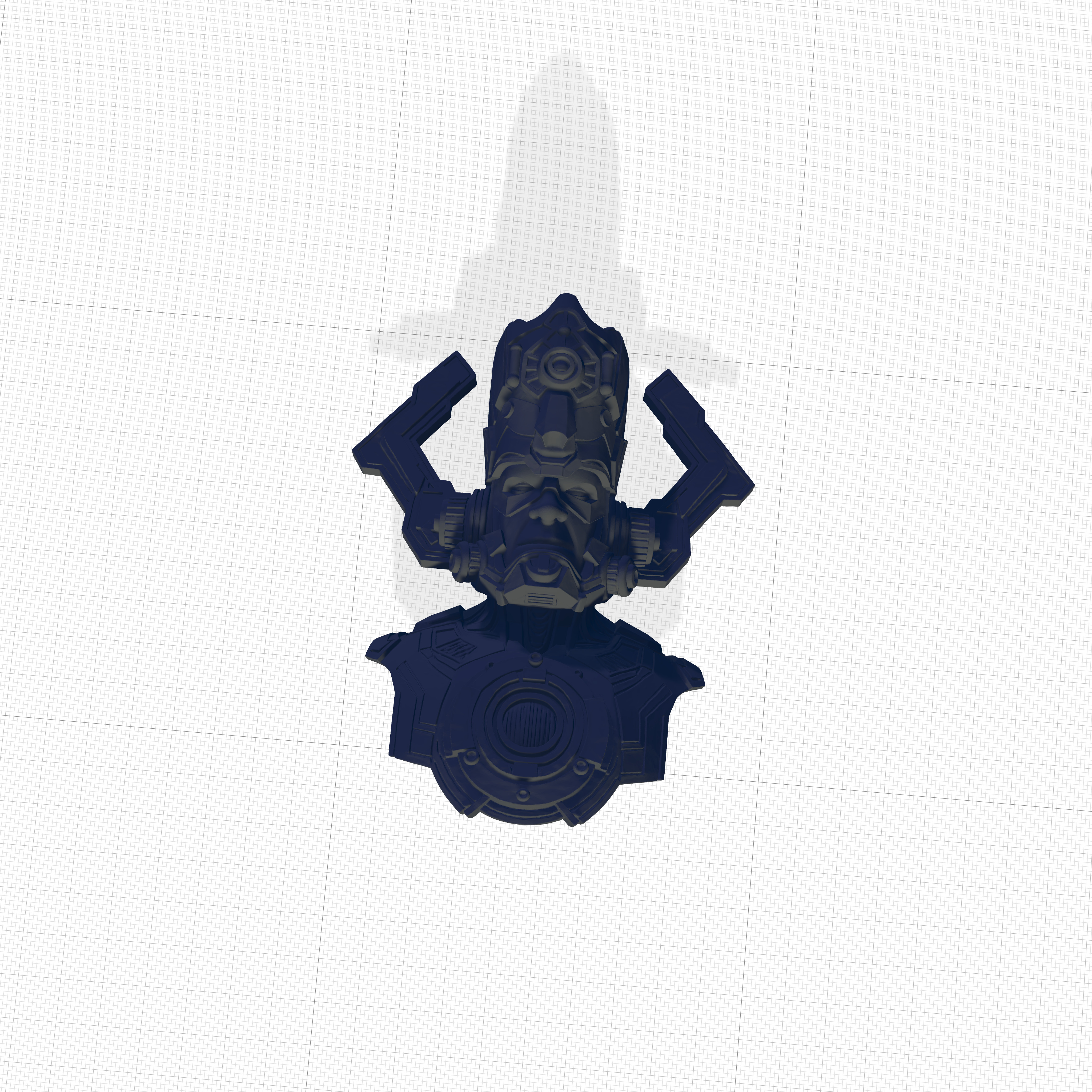 Galactus Cosmic Overlord Torso 3D Model  Comics-Inspired 3D print model_6