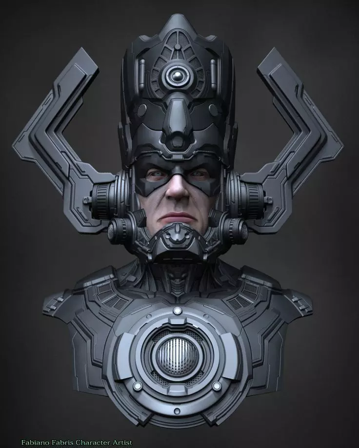 Galactus Cosmic Overlord Torso 3D Model  Comics-Inspired 3D print model_0