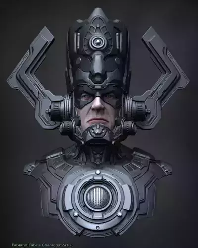 Galactus Cosmic Overlord Torso 3D Model  Comics-Inspired