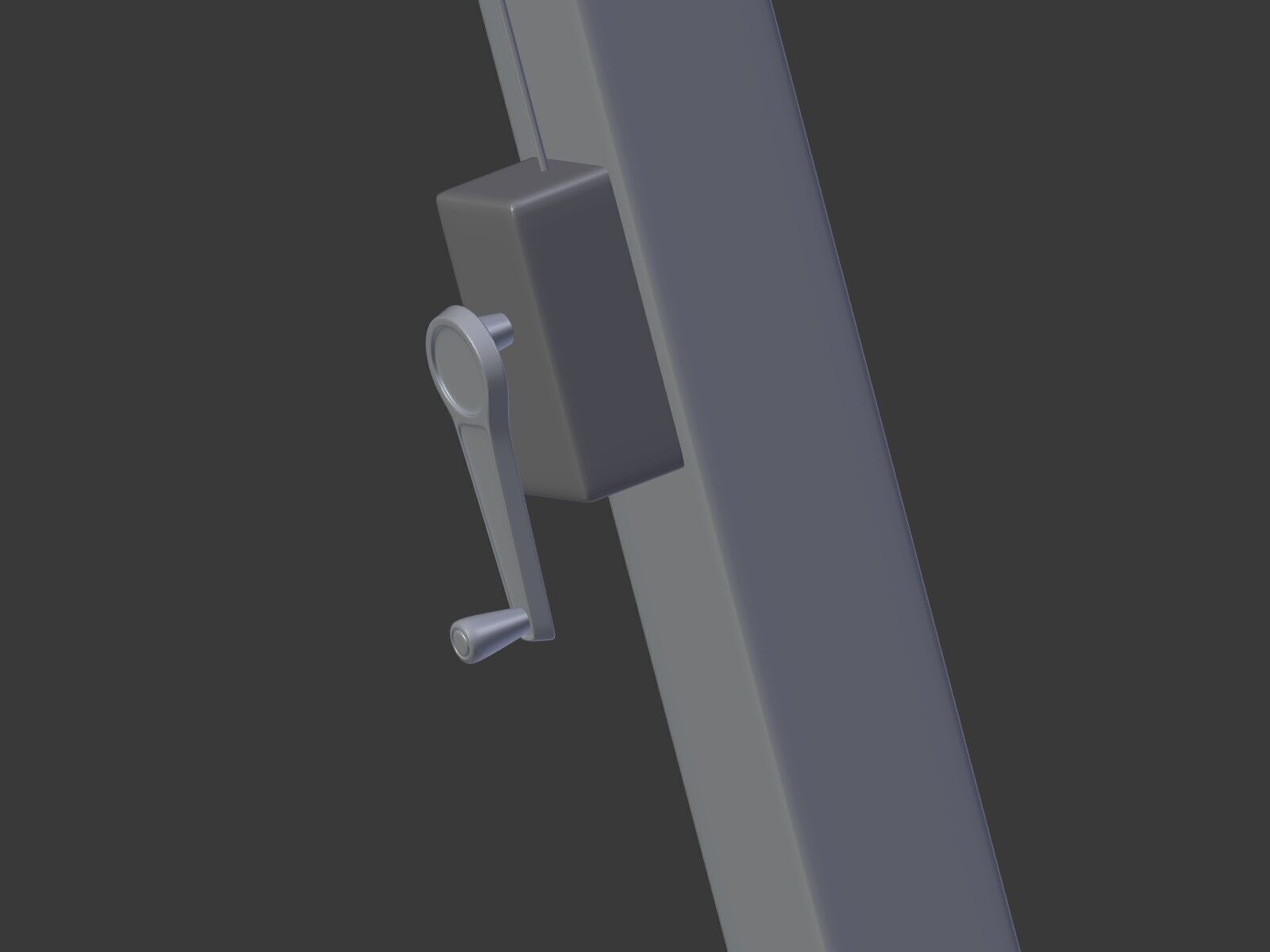 Patio - Outdoor Umbrella - Parasol Low-poly 3D model_22