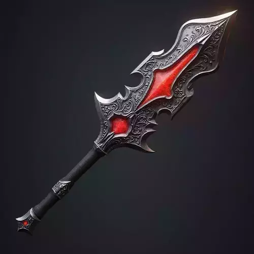 Professional Fantasy Sword 3D Model Texture