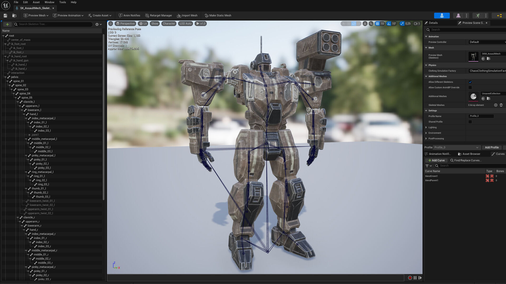 Assault Mech Low-poly 3D model_27