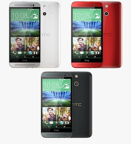 HTC One E8 all color 3D model
