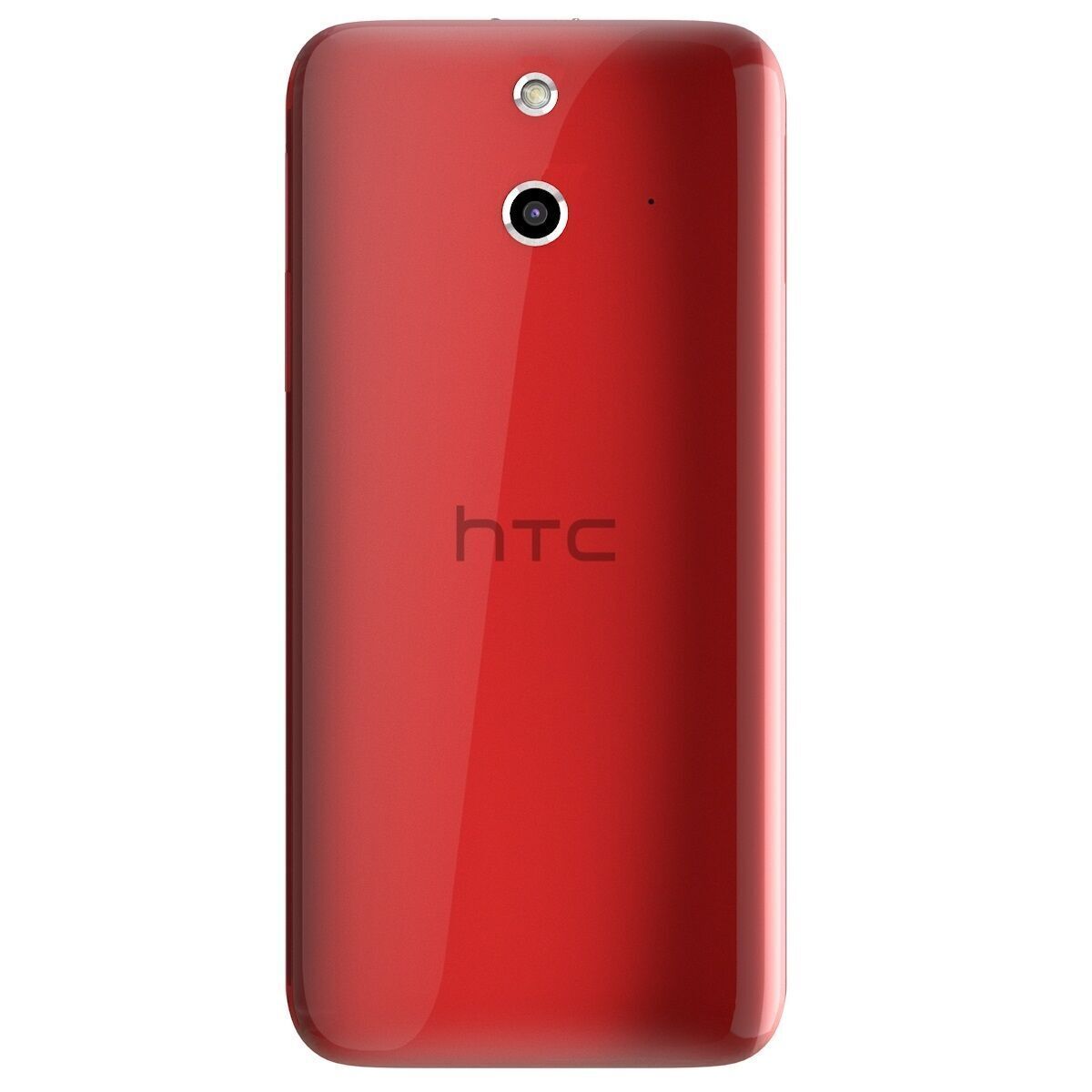 HTC One E8 red 3D model_4