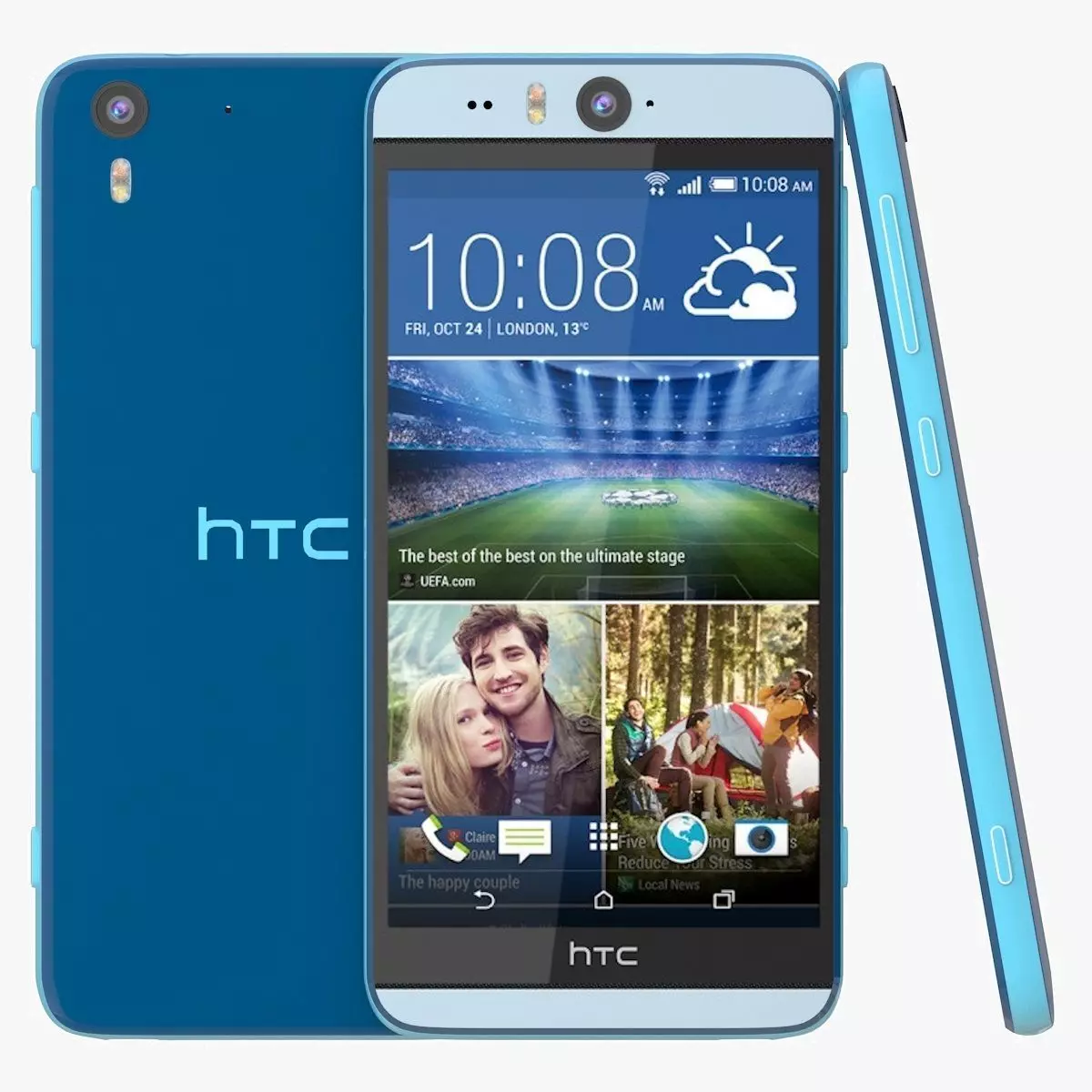 HTC Desire Eye Blue 3D model_0