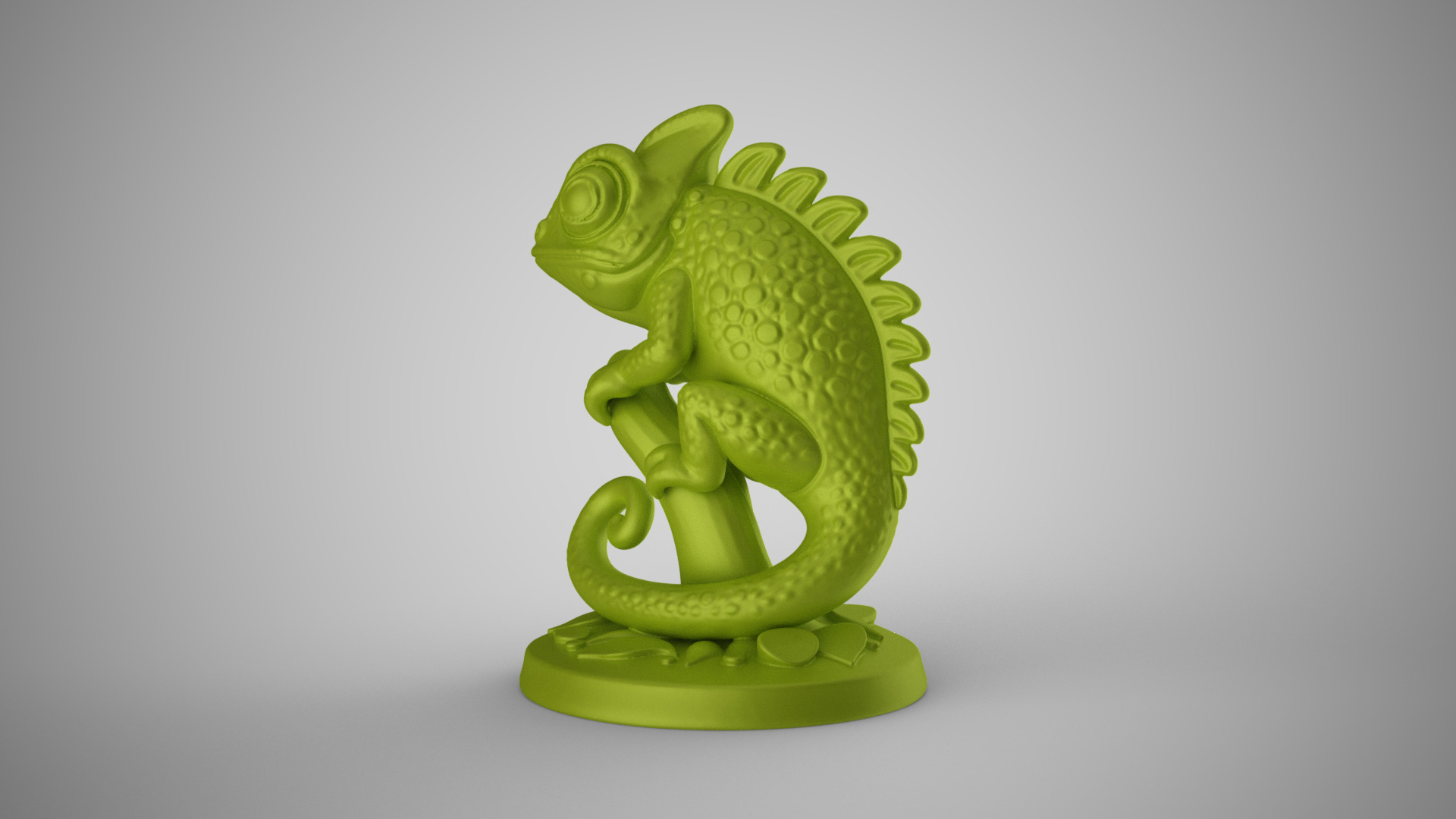 Chameleon Decor 3D print model_9