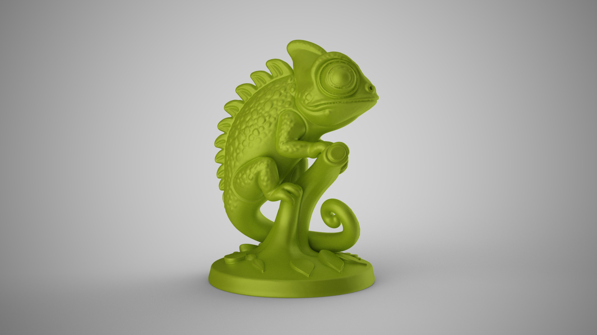 Chameleon Decor 3D print model_5