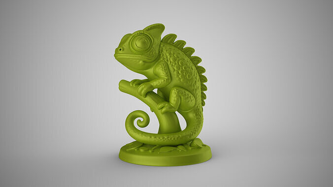 Chameleon Decor 3D print model
