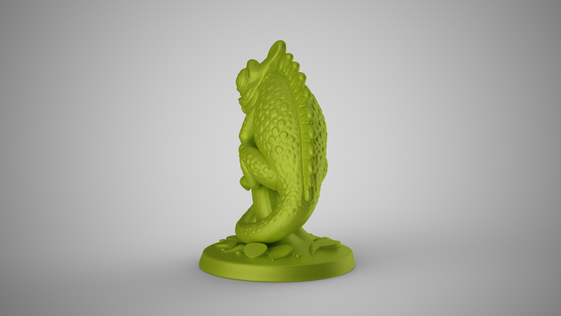 Chameleon Decor 3D print model_8