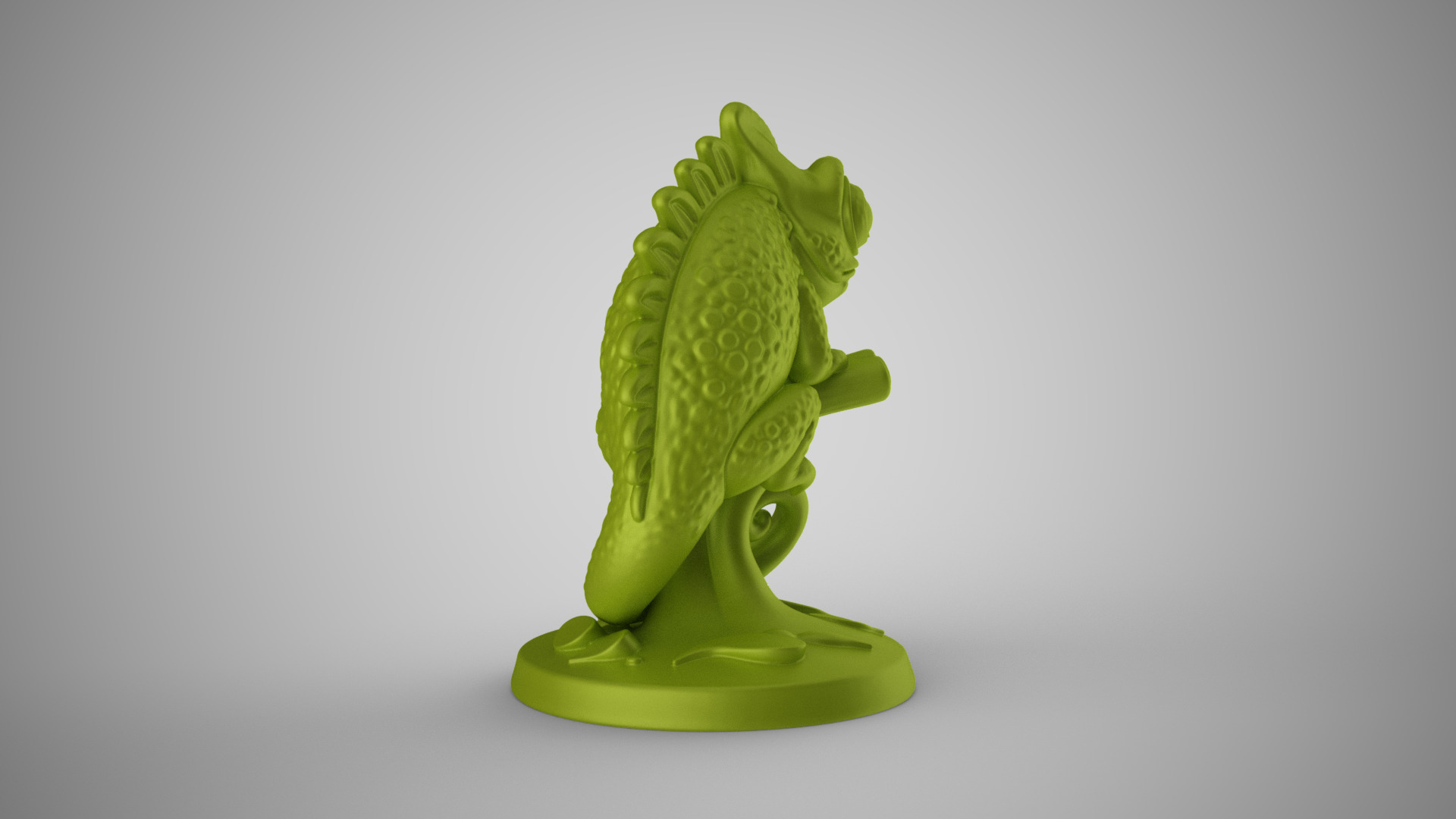 Chameleon Decor 3D print model_7