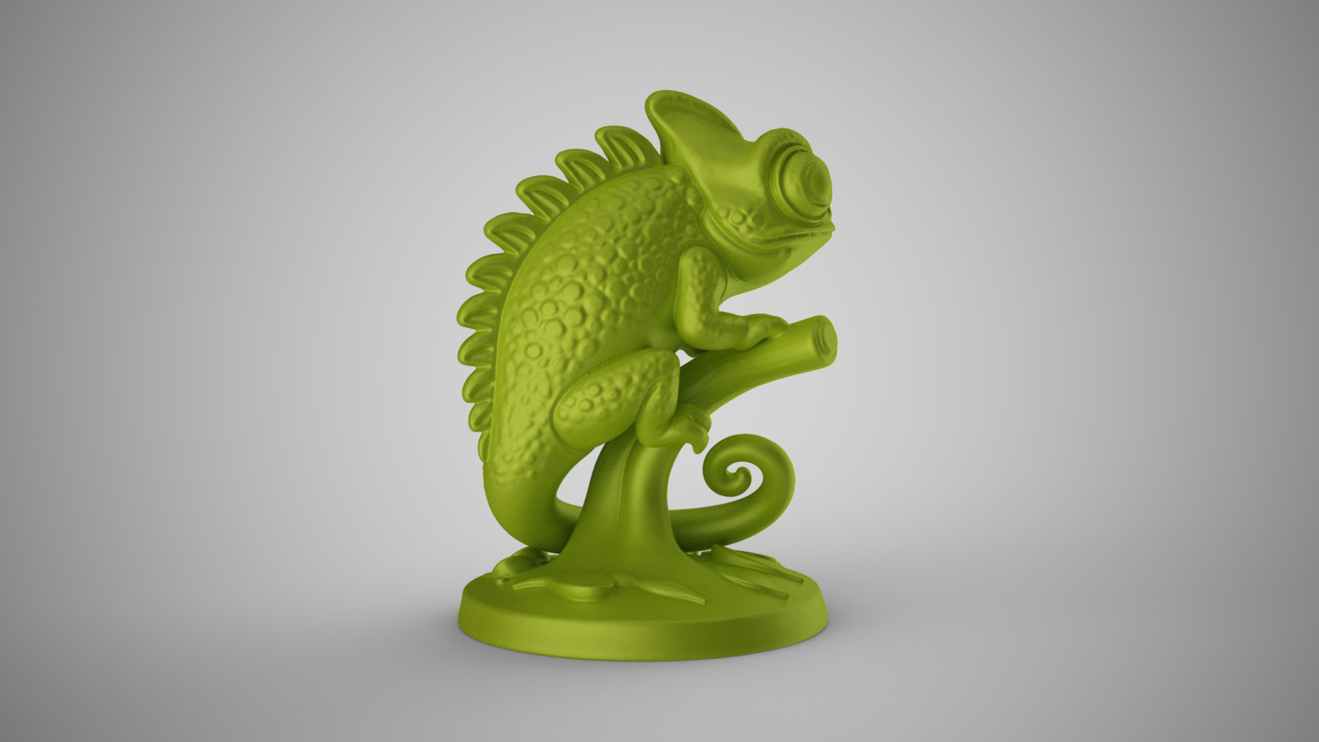 Chameleon Decor 3D print model_6