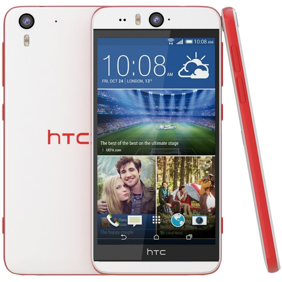 HTC Desire Eye Red 3D model_1
