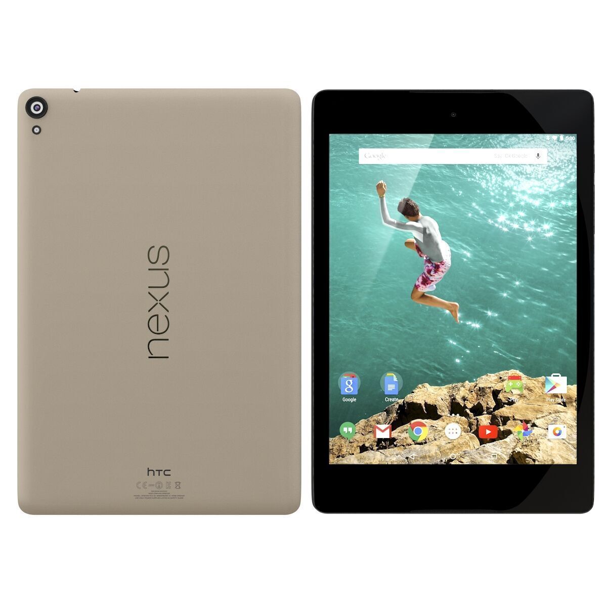 HTC Nexus 9 Sand 3D model_2