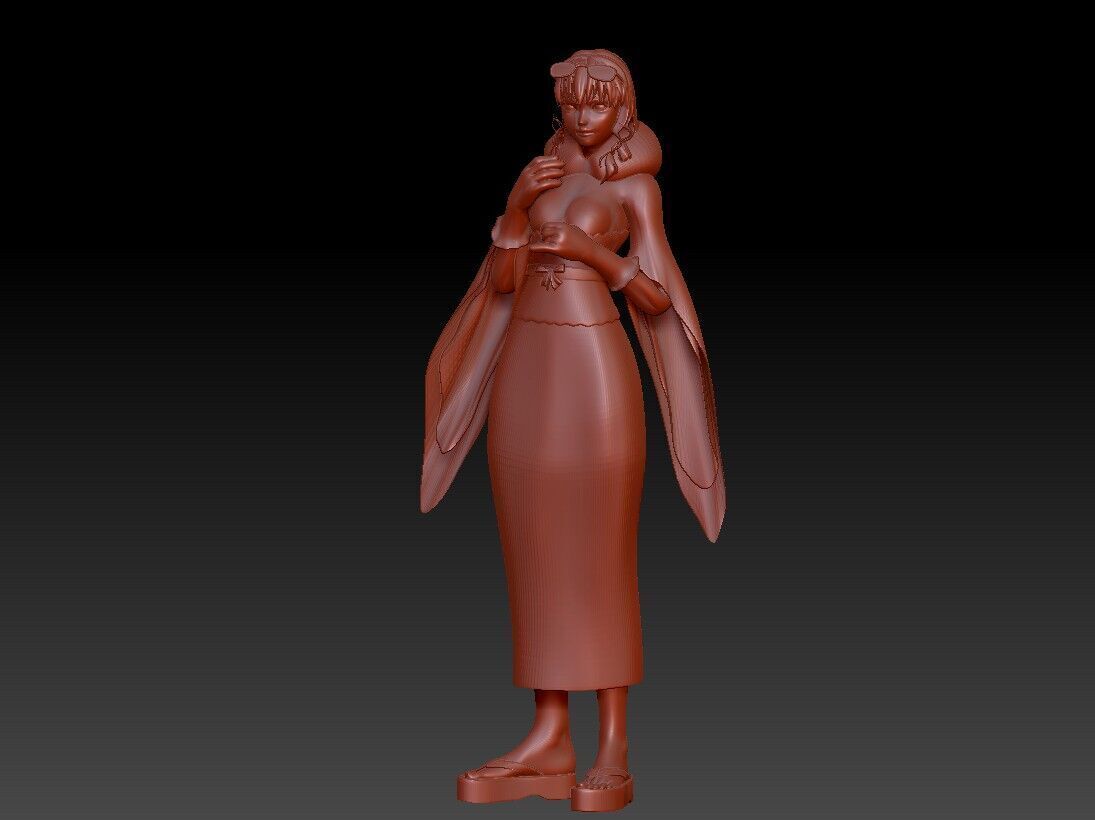 female anime character print 3D print model_5