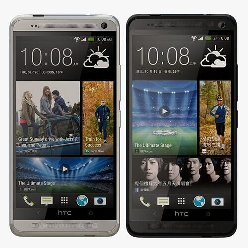 HTC One Max all color 3D model