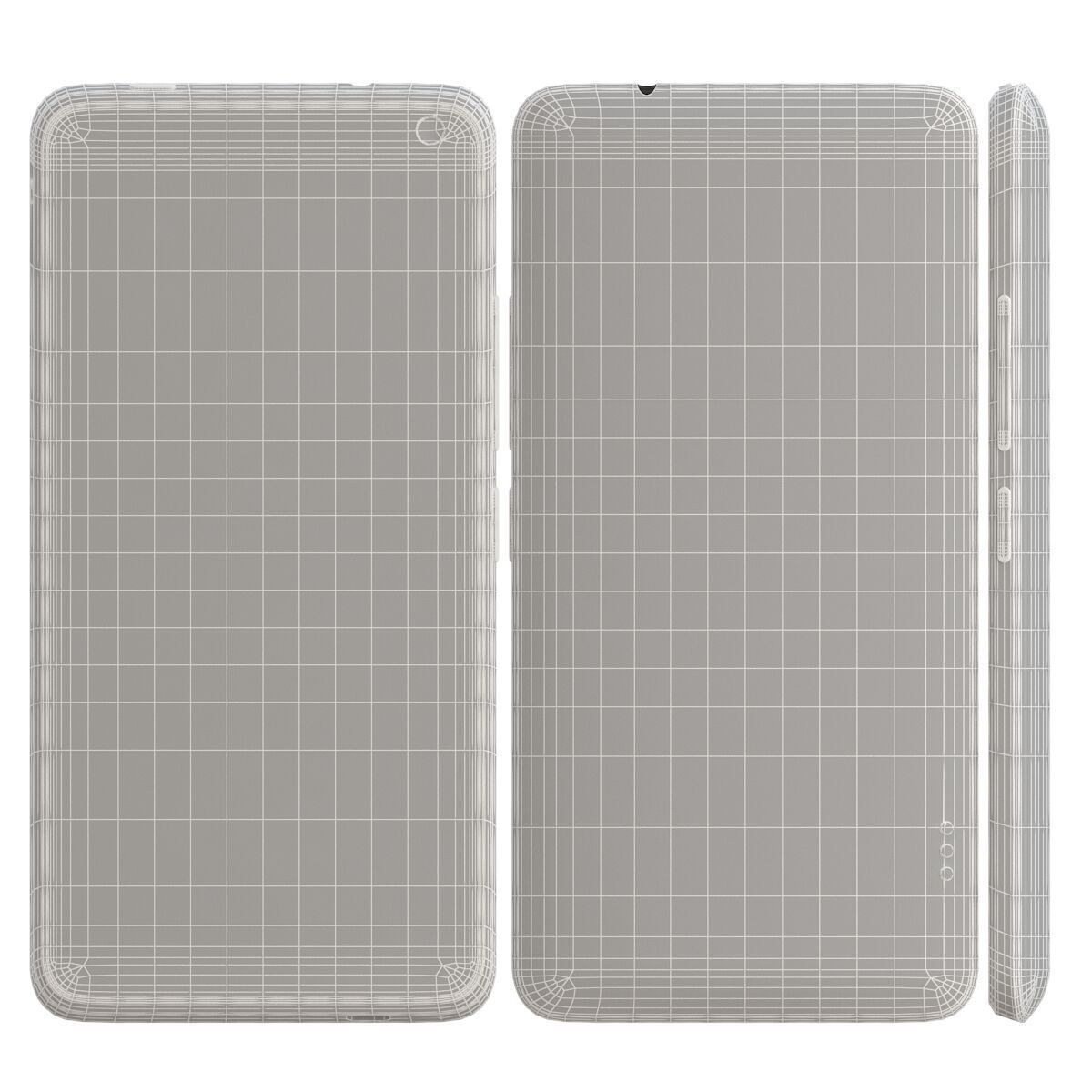 HTC One Max Black 3D model_7