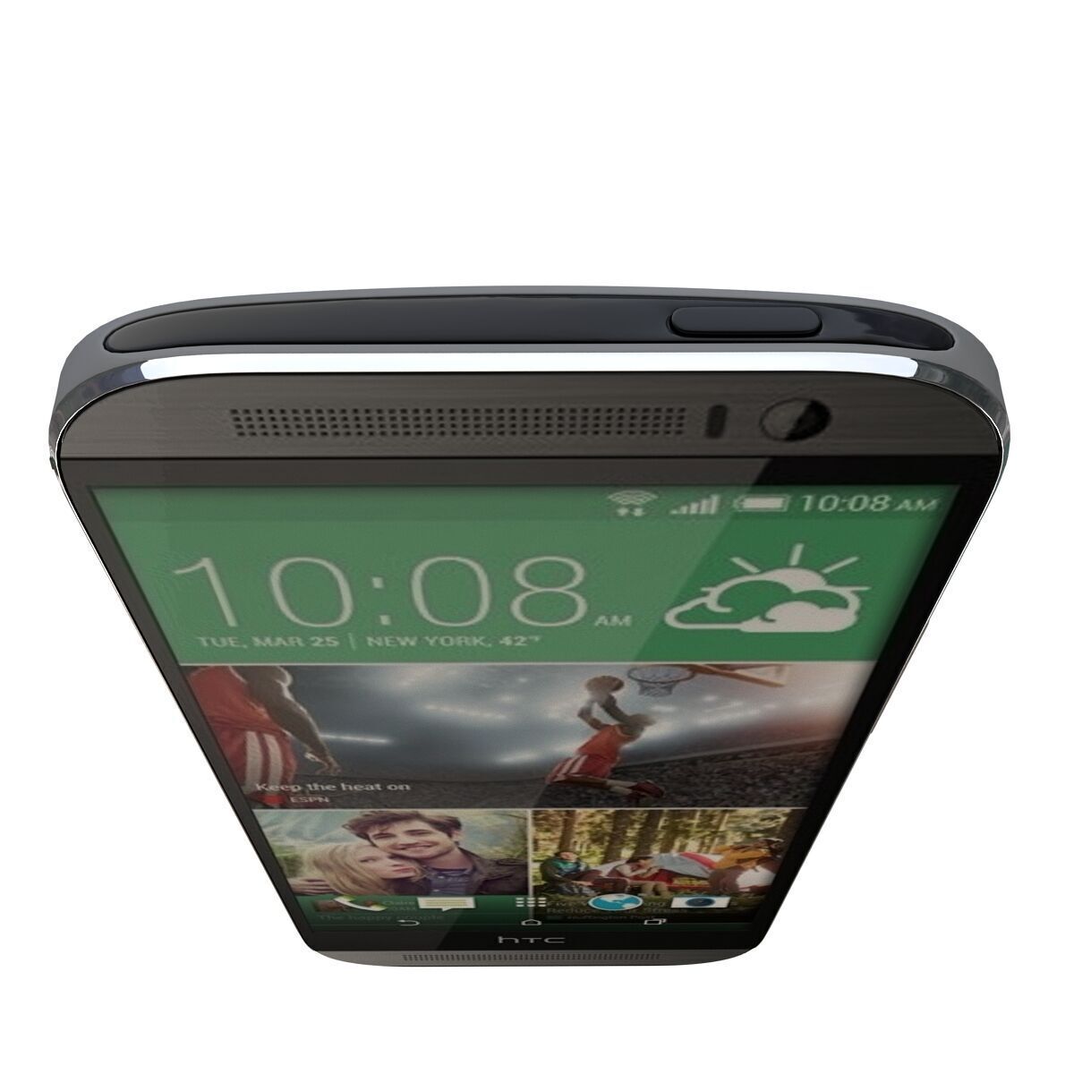 HTC One M8 all color 3D model_10