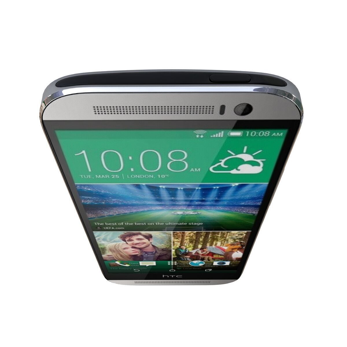 HTC One M8 all color 3D model_2
