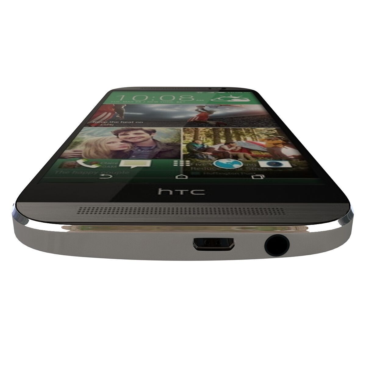 HTC One M8 all color 3D model_9