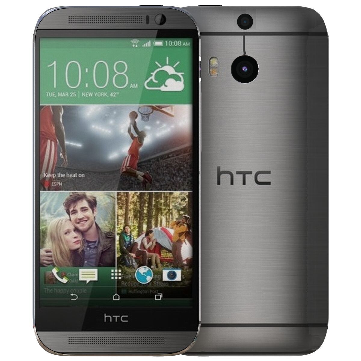HTC One M8 all color 3D model_3