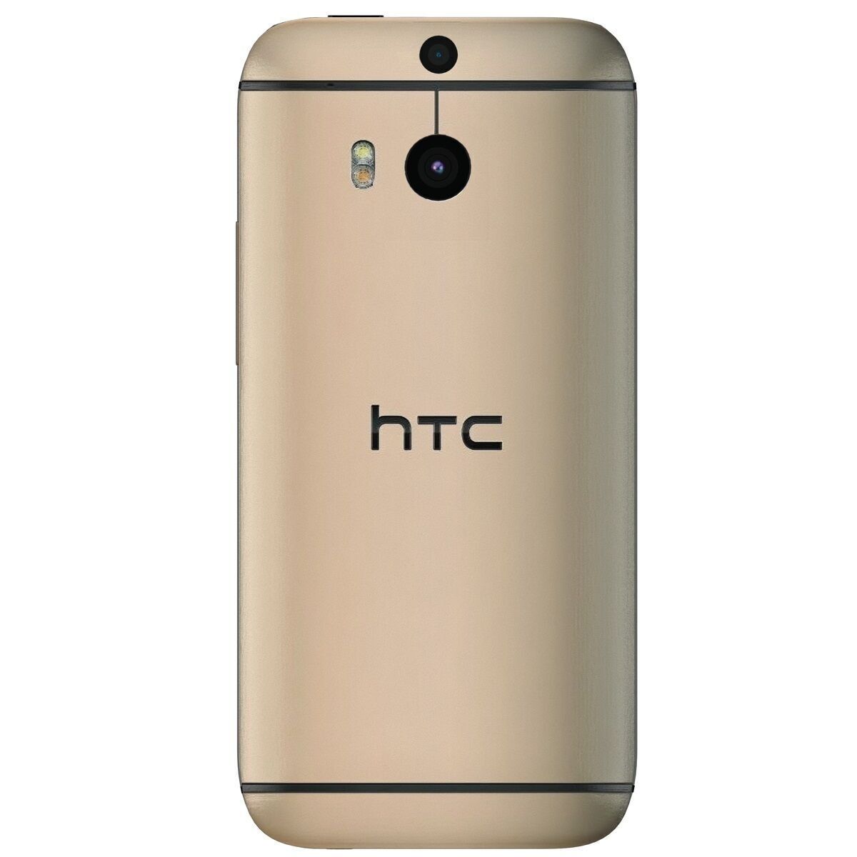 HTC One M8 Amber Gold 3D model_4