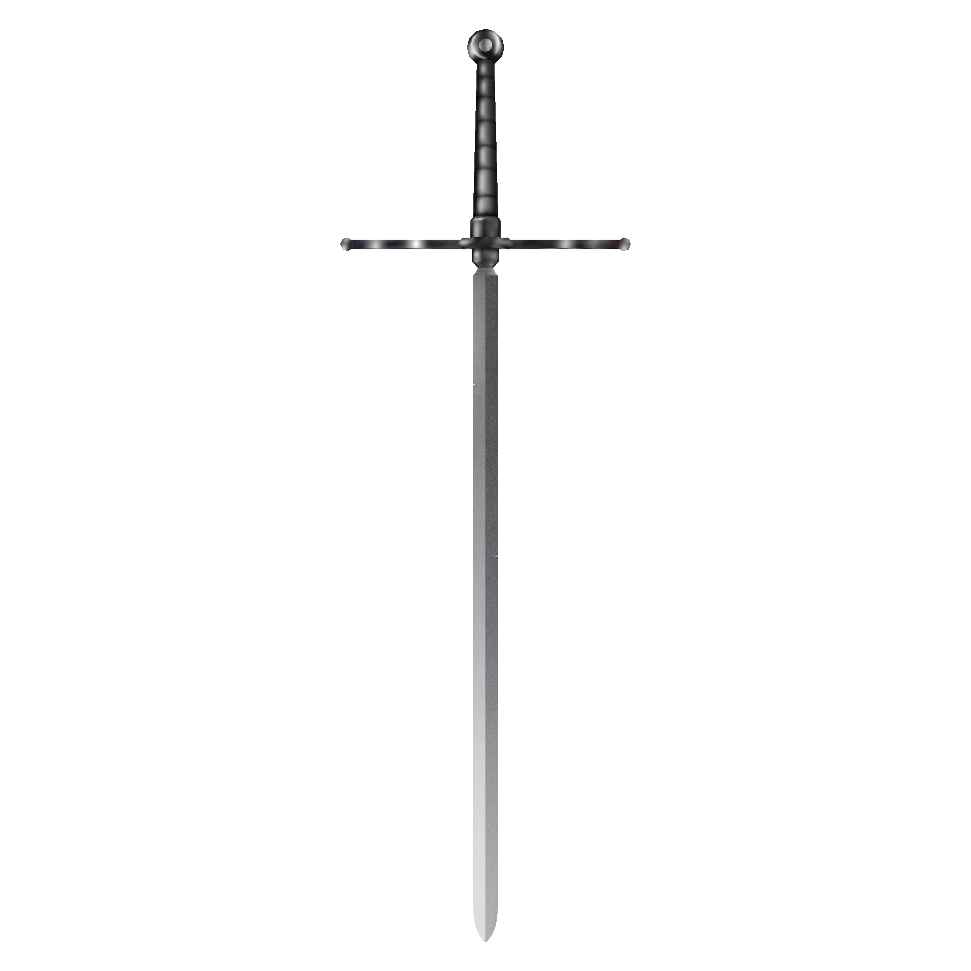 Hand Painted Swords Pack 6 Low-poly 3D model_7