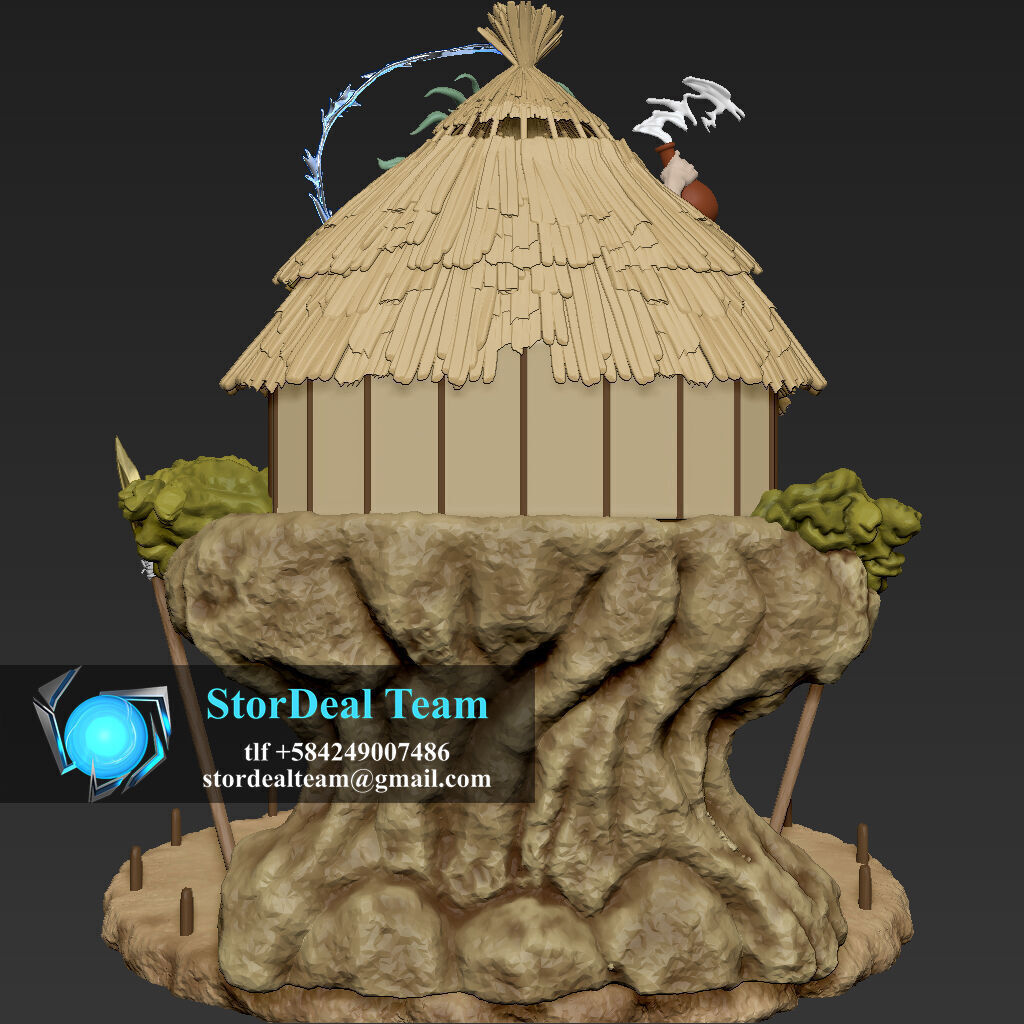 Diorama Kohaku Senku Chrome  Dr Stone  STL 3D print model_2