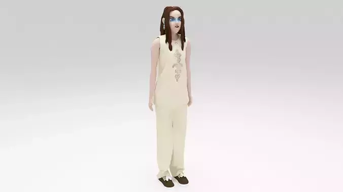 Character Rethi Rigged game ready