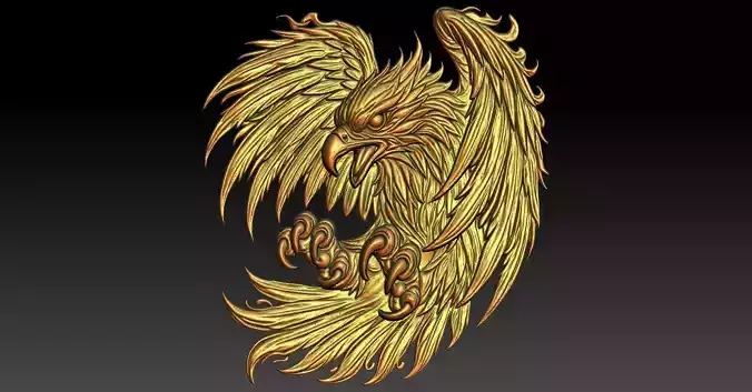 1 eagle CNC Relief Model