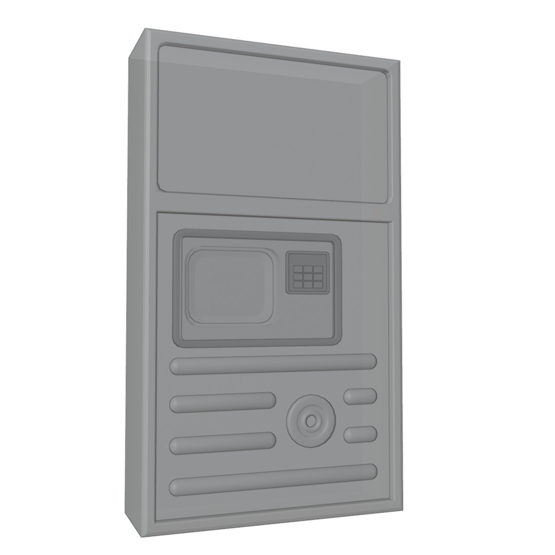 low poly model First aid kit for game engine 3d Model Low-poly 3D model_1