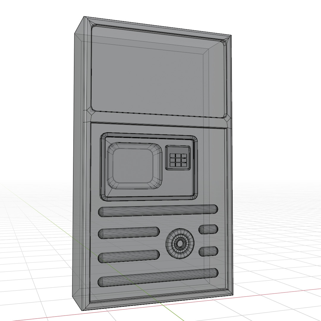 low poly model First aid kit for game engine 3d Model Low-poly 3D model_3