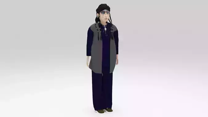 Character Reen Rigged Game Ready