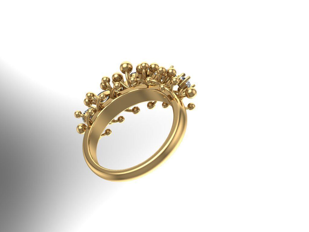 Diamond Ring 3D print model_1