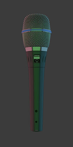 SHURE BETA 87A MICROPHONE 3D model