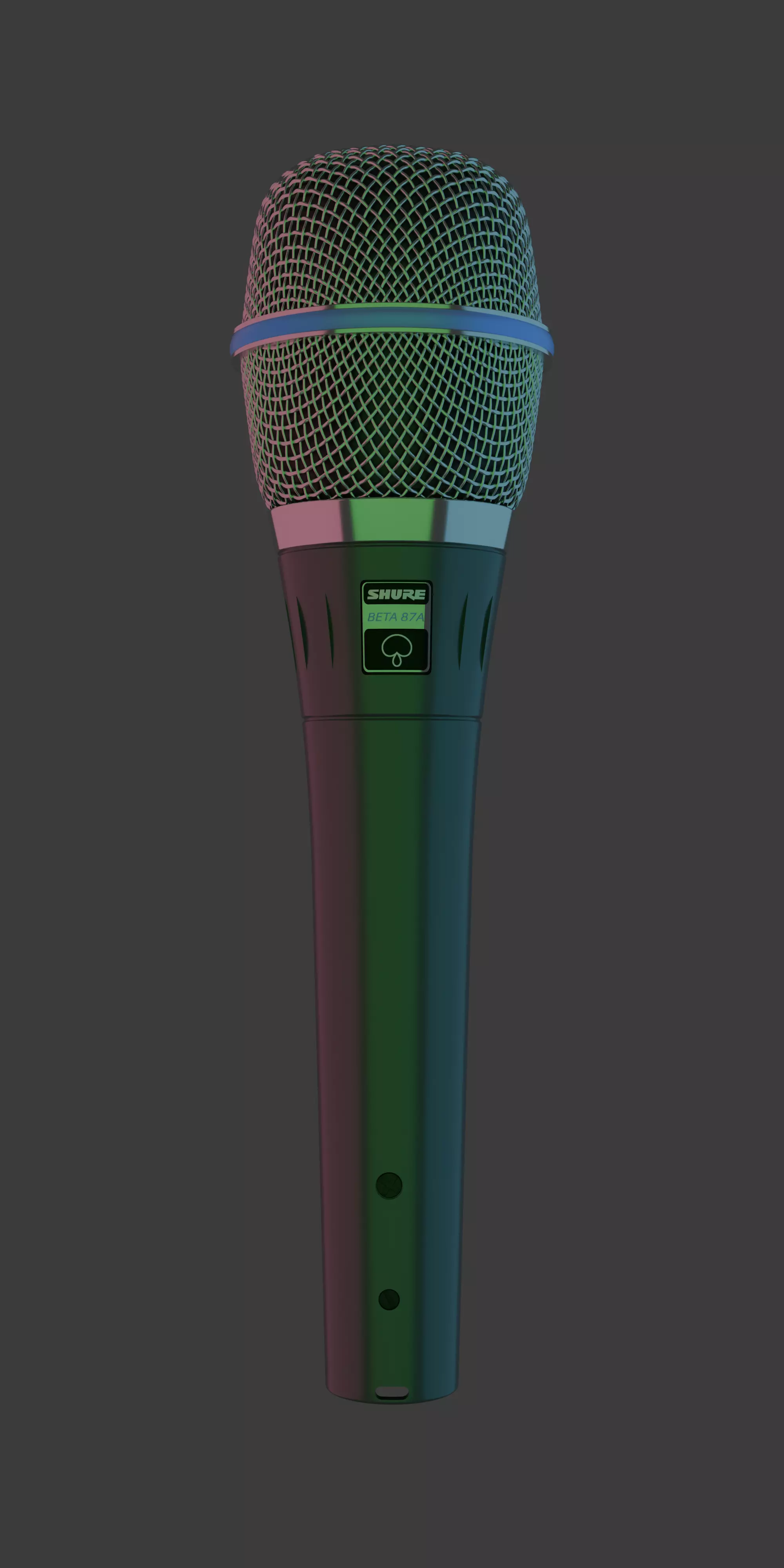 SHURE BETA 87A MICROPHONE 3D model_0