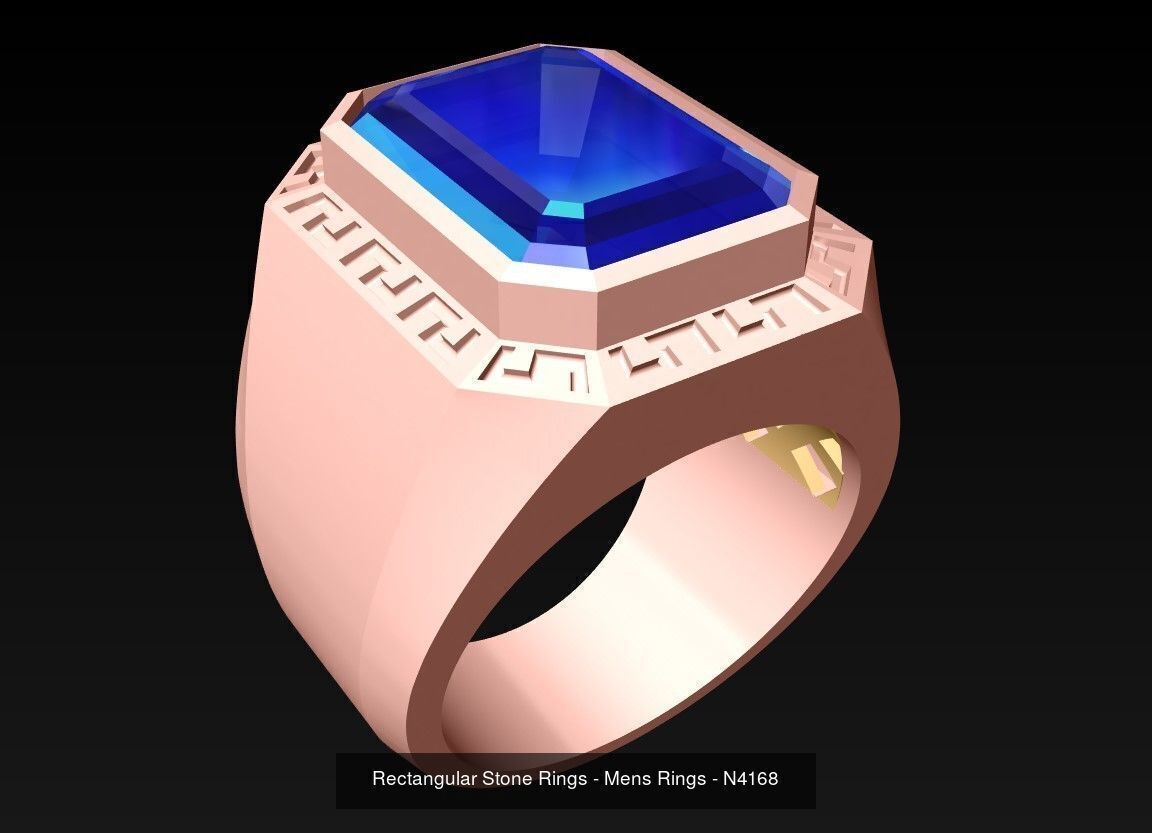 100 Mens Rings - Collection 3d Model - ME03 _26