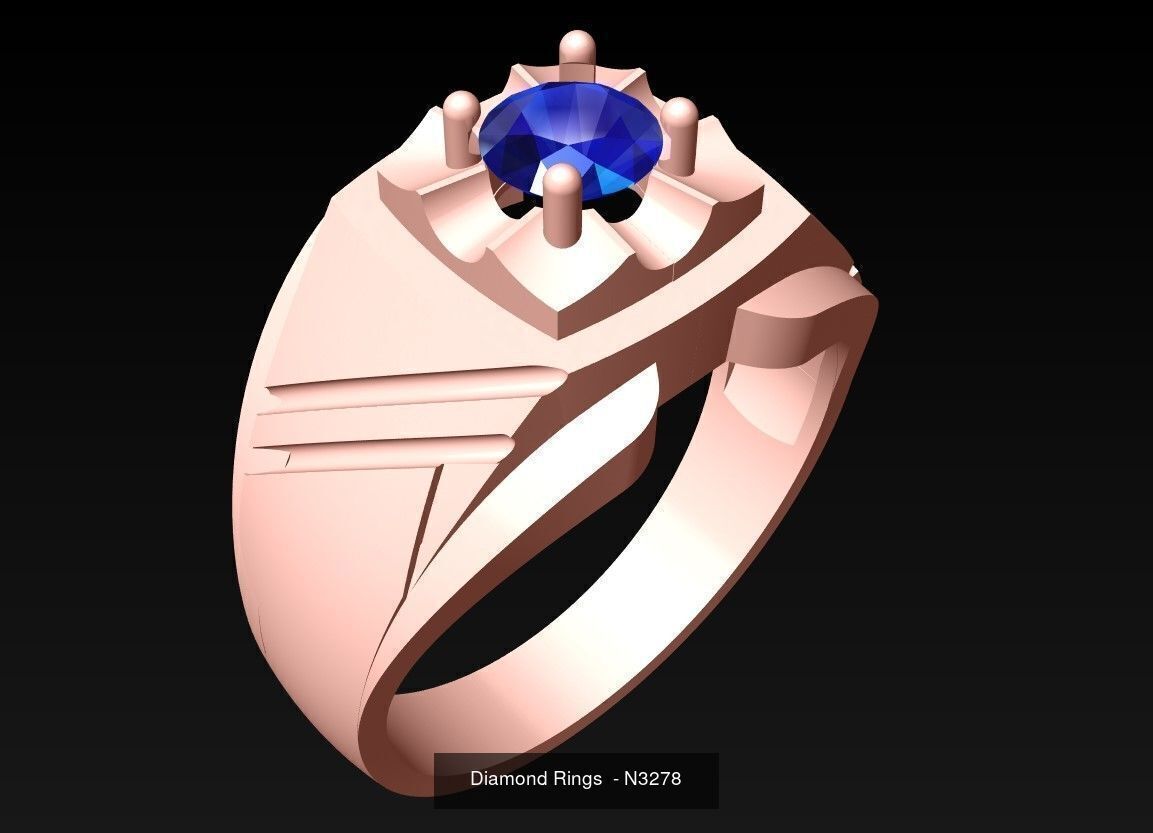 100 Mens Rings - Collection 3d Model - ME03 _20