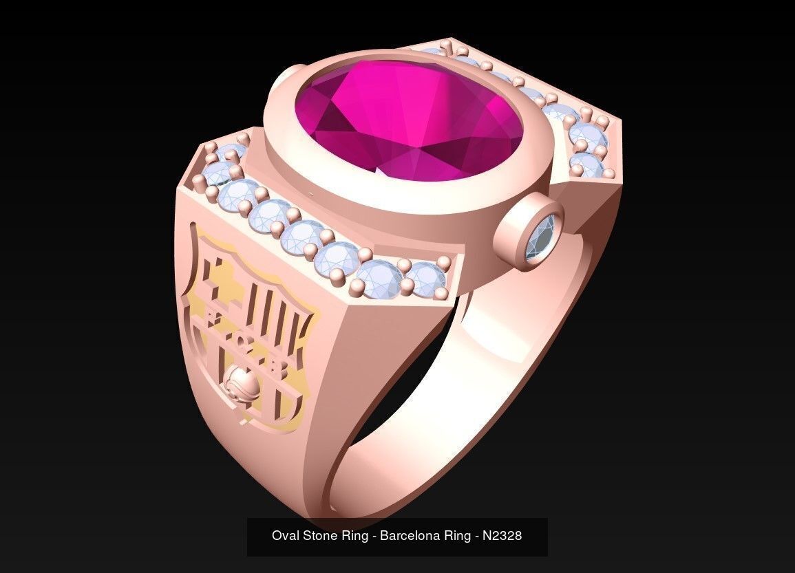 100 Mens Rings - Collection 3d Model - ME03 _39