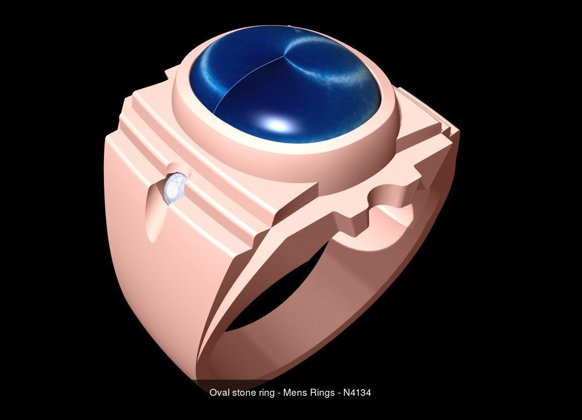 100 Mens Rings - Collection 3d Model - ME03 _35
