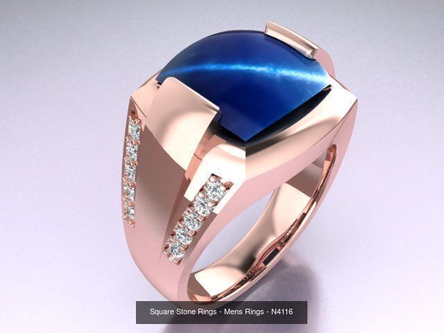 100 Mens Rings - Collection 3d Model - ME03 _22