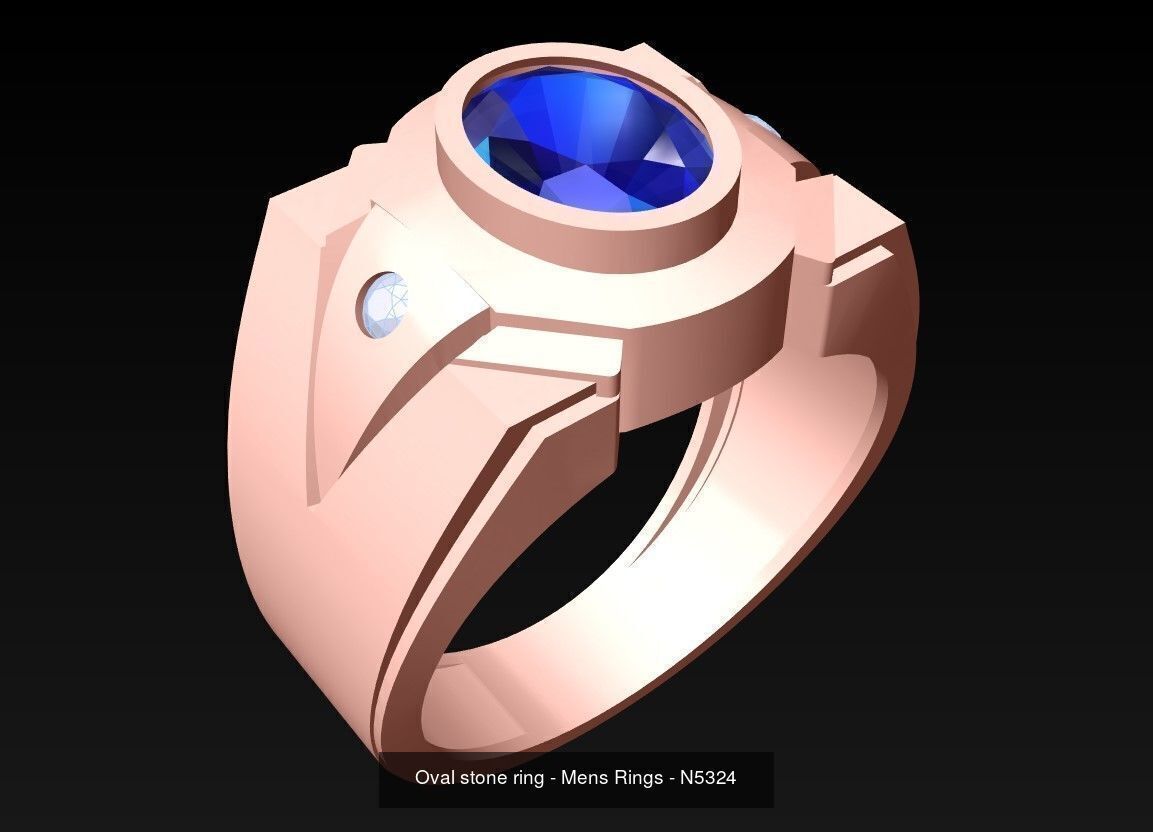 100 Mens Rings - Collection 3d Model - ME03 _40