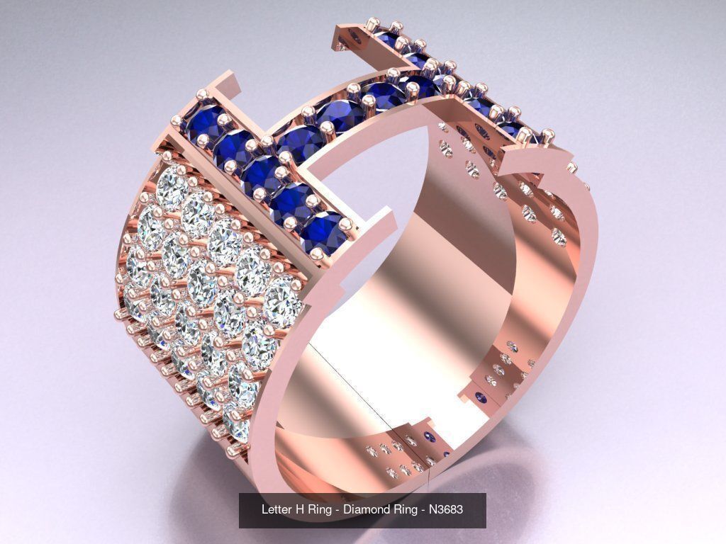 100 Mens Rings - Collection 3d Model - ME04 _17