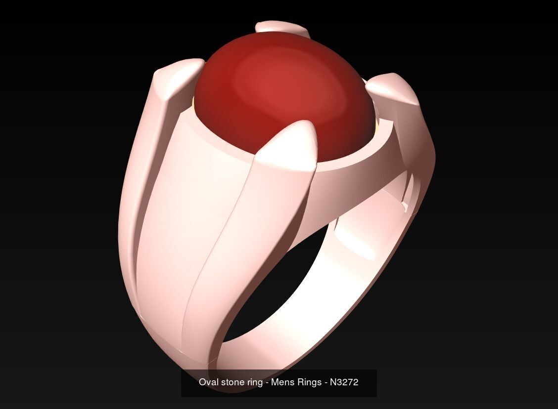 100 Mens Rings - Collection 3d Model - ME04 _30